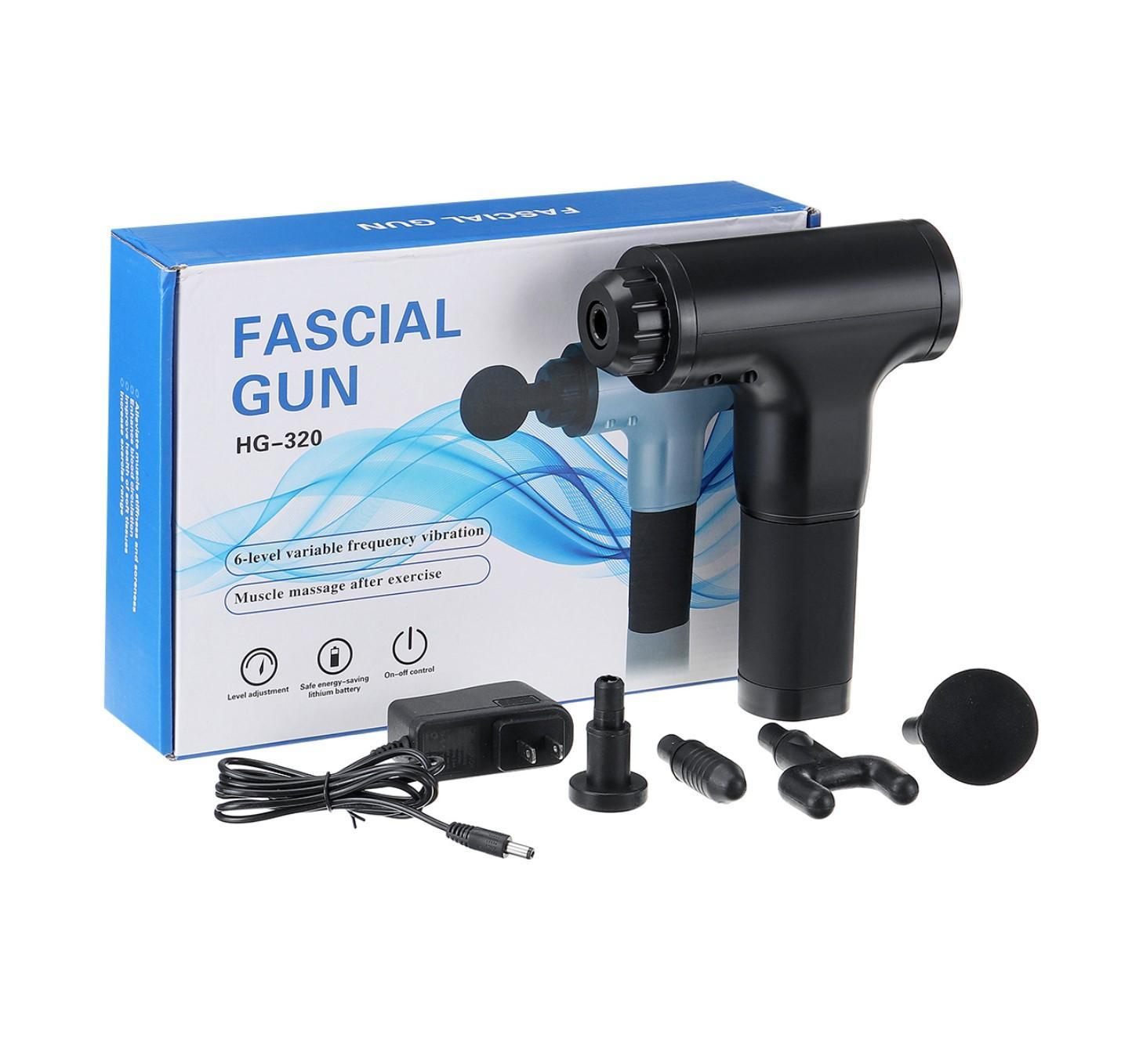 Fascial Gun Massage & Recovery Device HG-320 FHDZ Black – Gadget mou