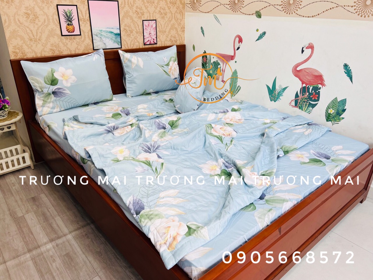 Chăn ga gối lụa tencel mềm mát mượt vô cùng