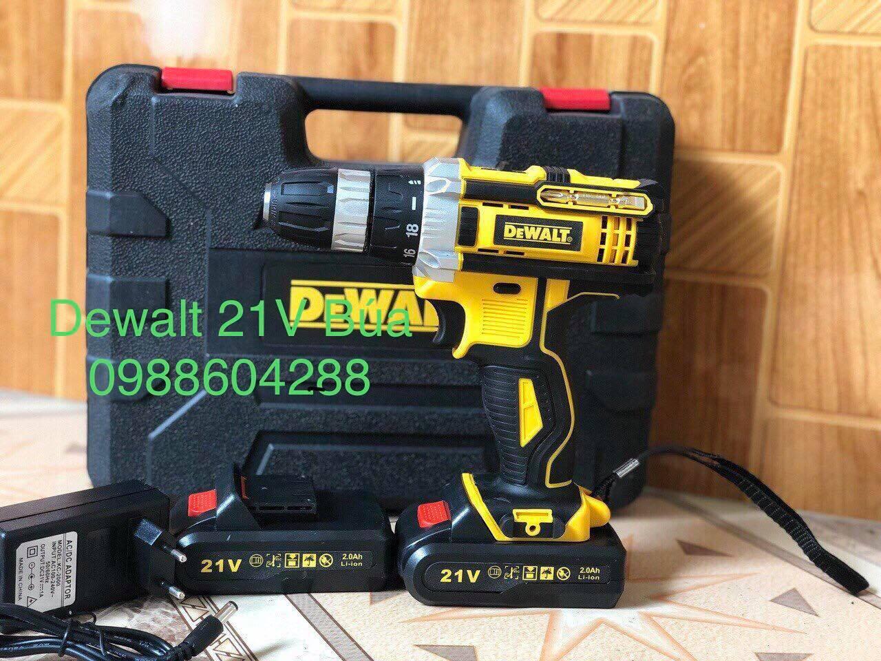 Máy Khoan Pin DEWALT 21V Có Búa ( Hàng Đẹp )