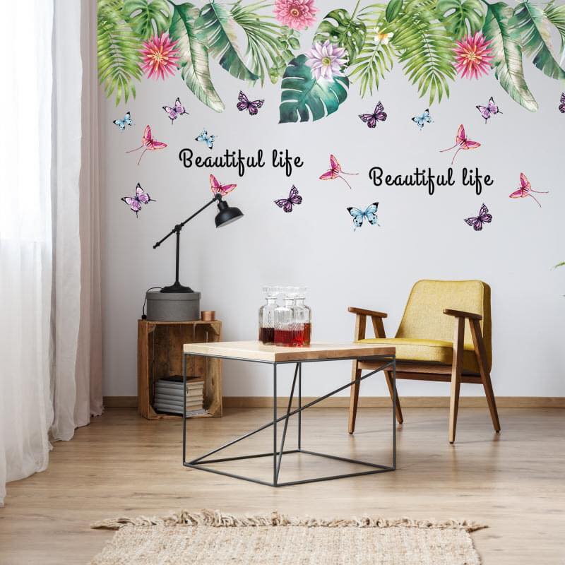 DECAL DÁN TƯỜNG BEAUTIFUL LIFE