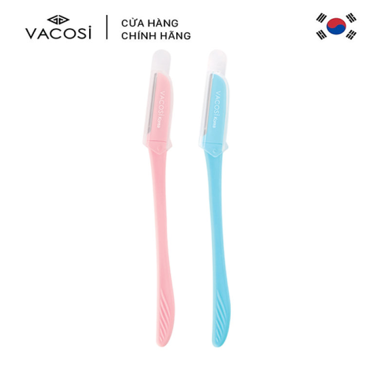 Bộ 2 Dao Cạo Chân Mày Vacosi Eyebrow Knife DC06