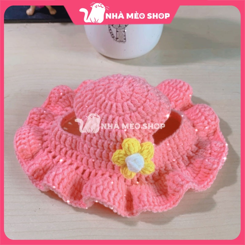 Cute handmade pet beanie