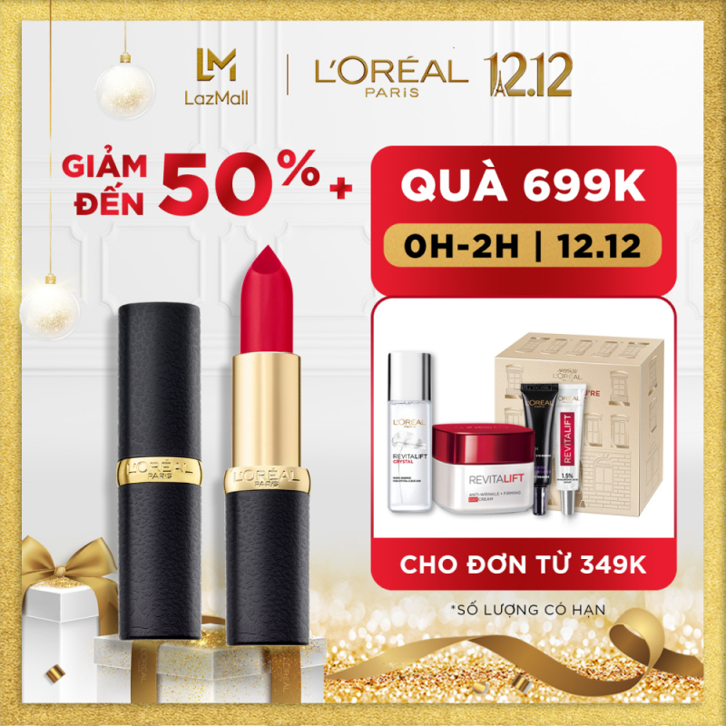 Son lì mịn môi LOreal Paris Color Riche Matte 3.7g