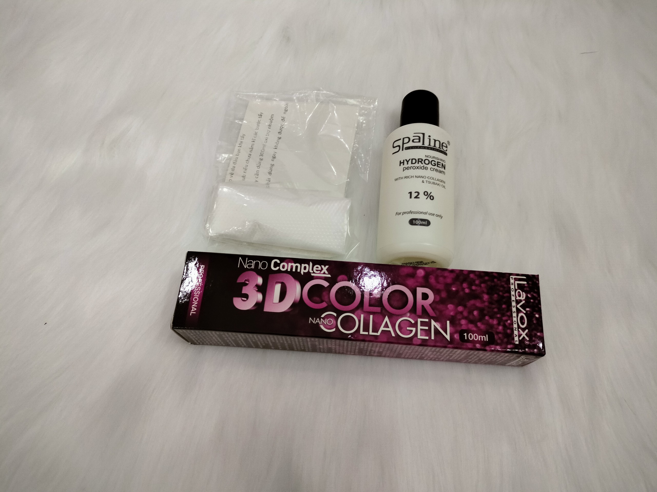 Combo nhuộm Lavox, oxy, bao tay