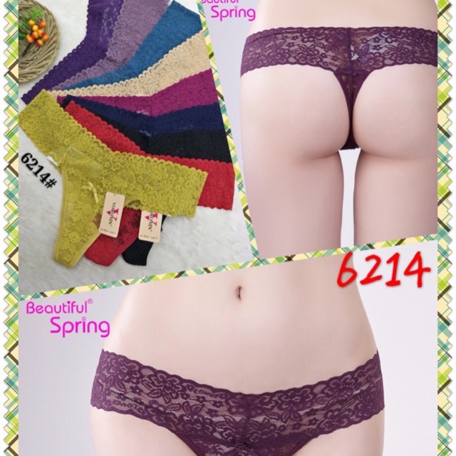 Combo 10 quần lọt khe ren 6214