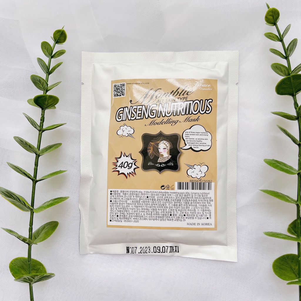 Bột mặt nạ thạch dẻo Montblie Modelling Mask Hàn Quốc 40g