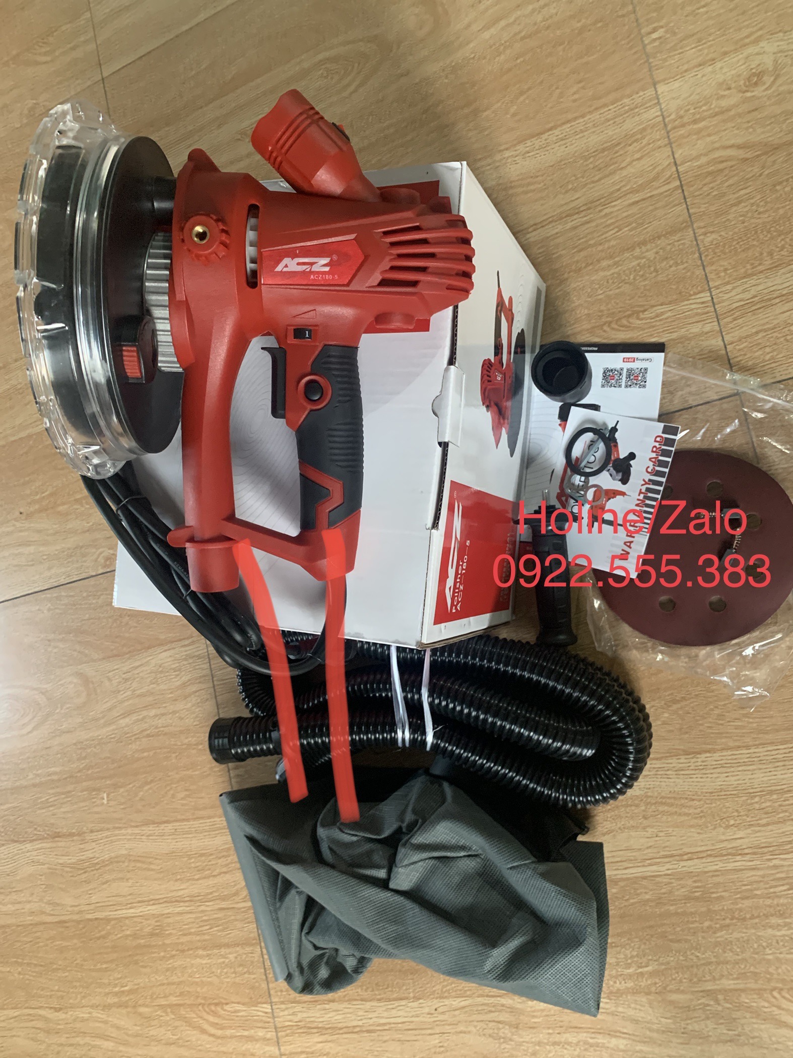 Máy Chà Nhám Tường Thi Công Sơn Bả Cao Cấp ACZ 180 - 5