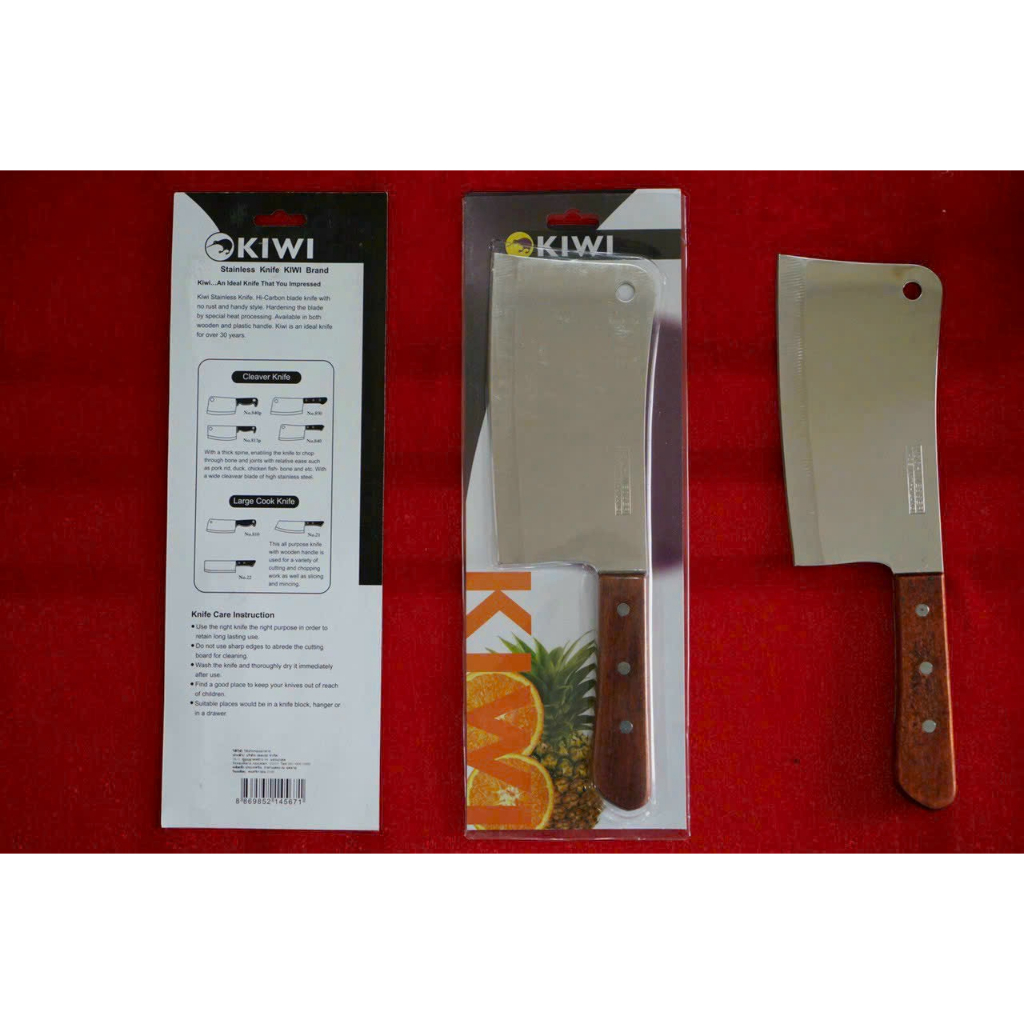 Dao chặt kiwi thái lan - dao chặt xương, chặt gà, dao làm bếp bản to, chắc chắn