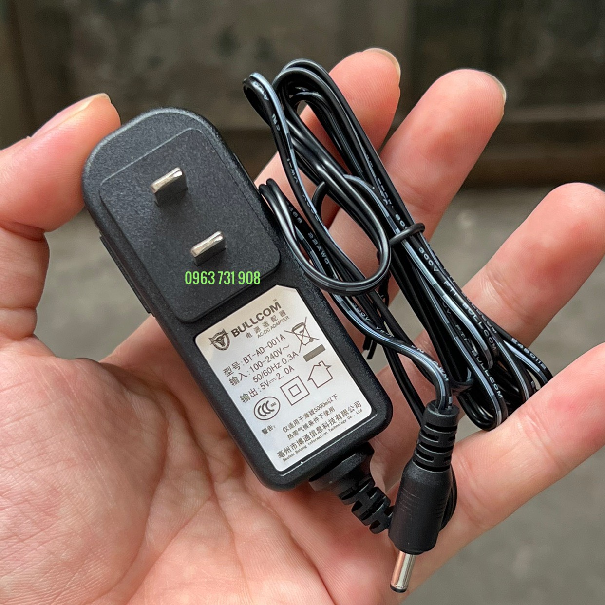 Adapter Nguồn 5V 2A Chân Kim Nhỏ