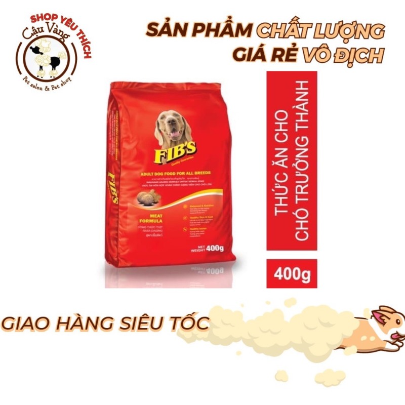 Thức ăn cho chó trưởng thành Ganador Fibs 400 gram | Hạt Fib Cho Chó