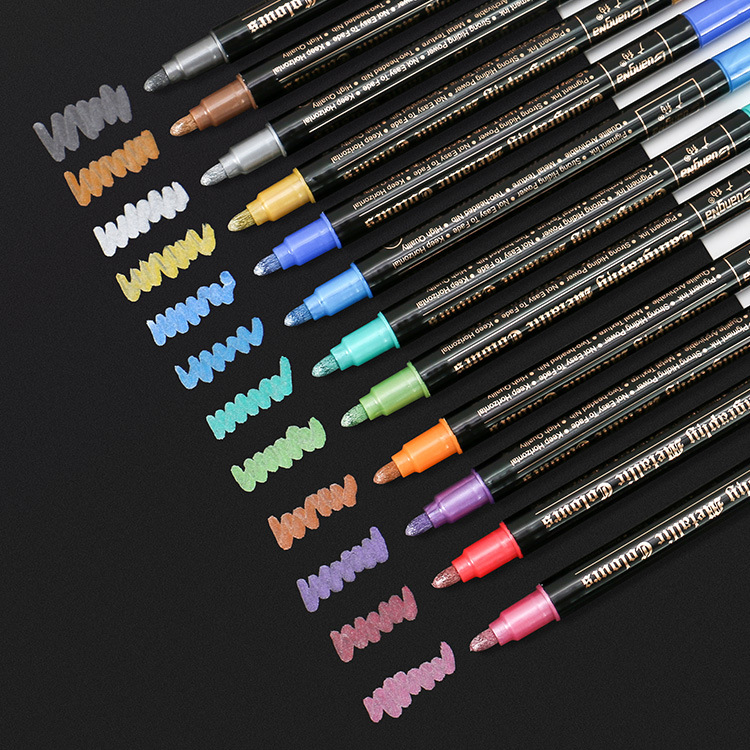 Bộ Bút Marker Metallic gốc nước Guang GN6553