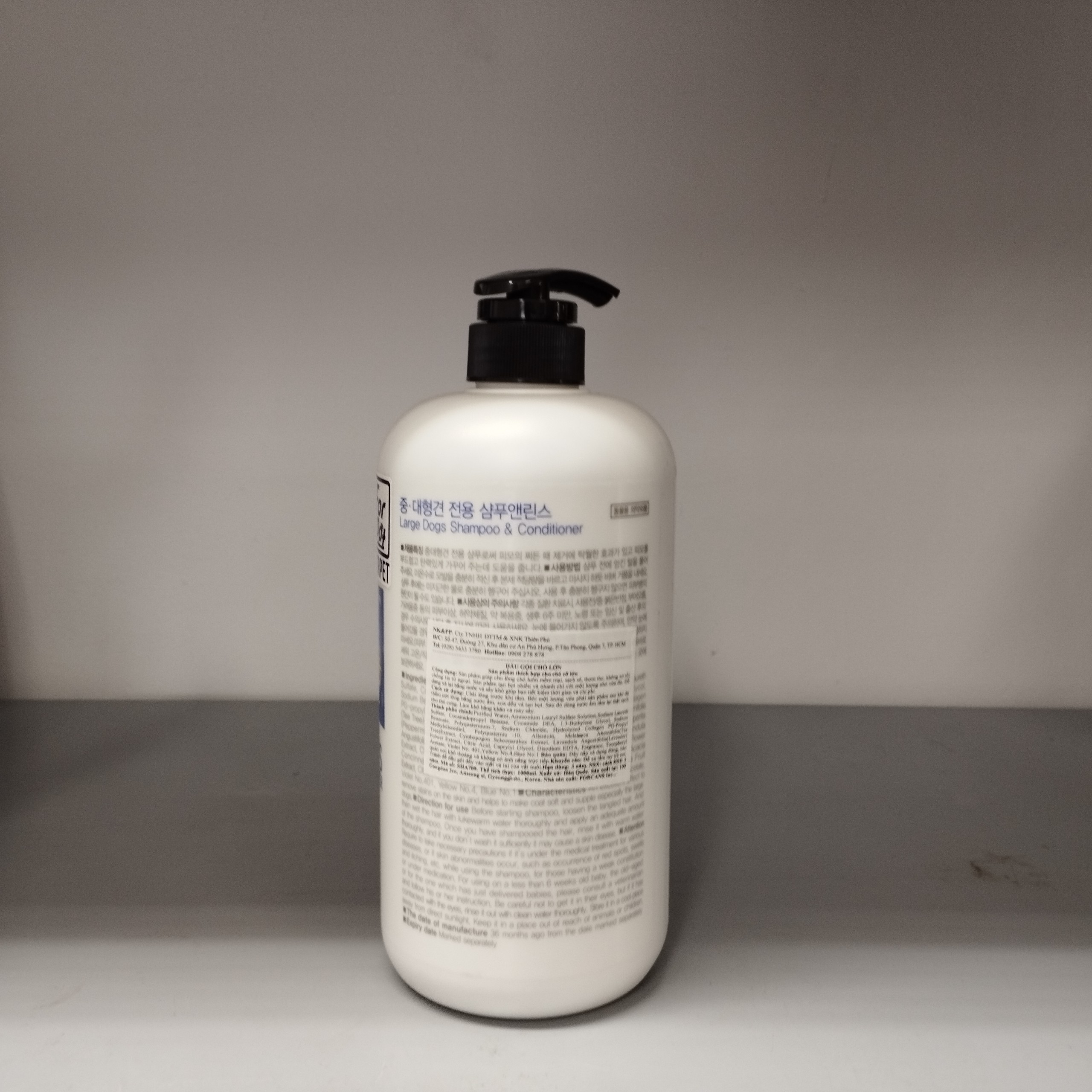 Dầu gội cho chó lớn - Large Dogs Shampoo & Condition 1000 ml