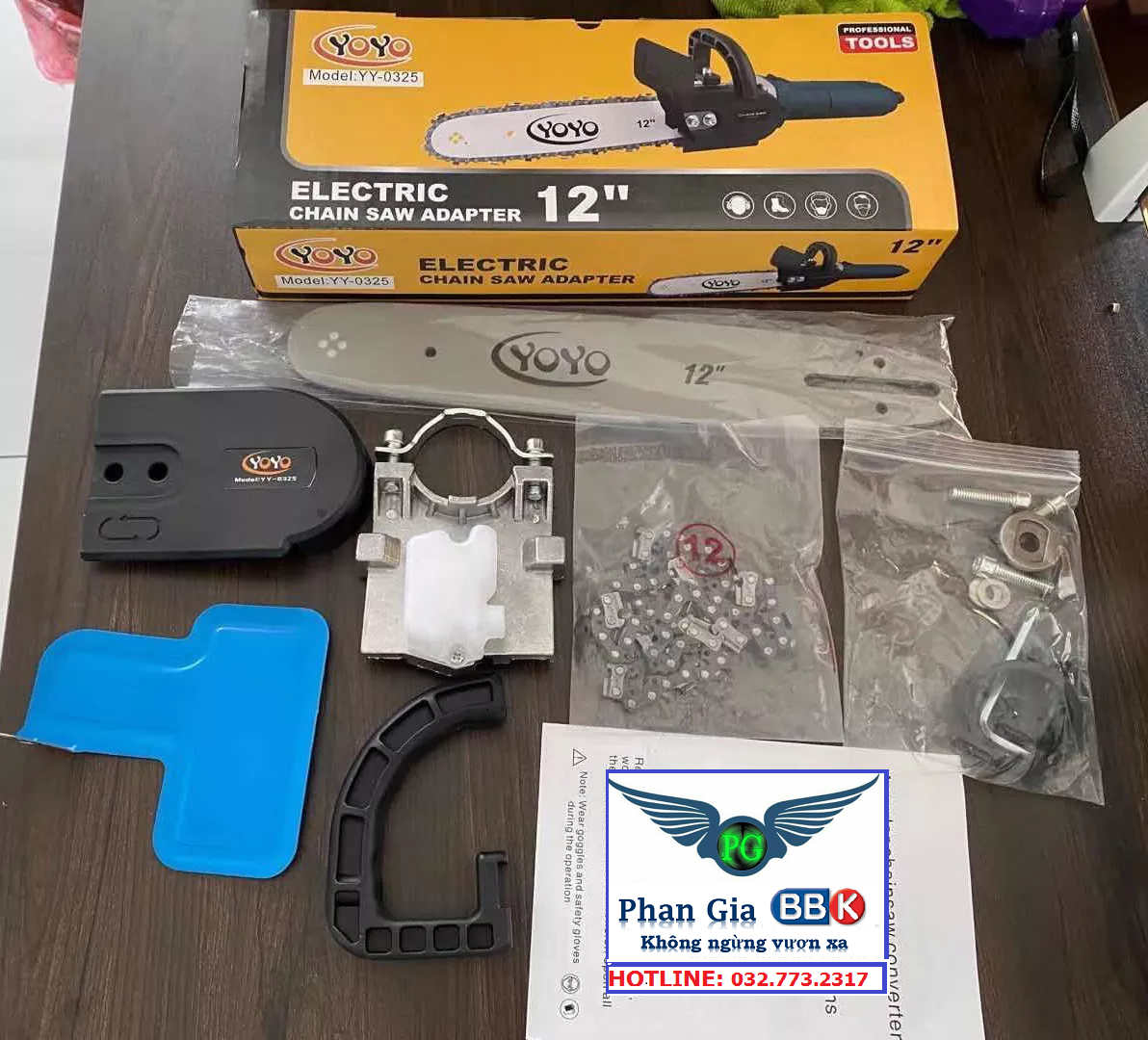 Lưỡi cưa xích gắn máy mài cầm tay