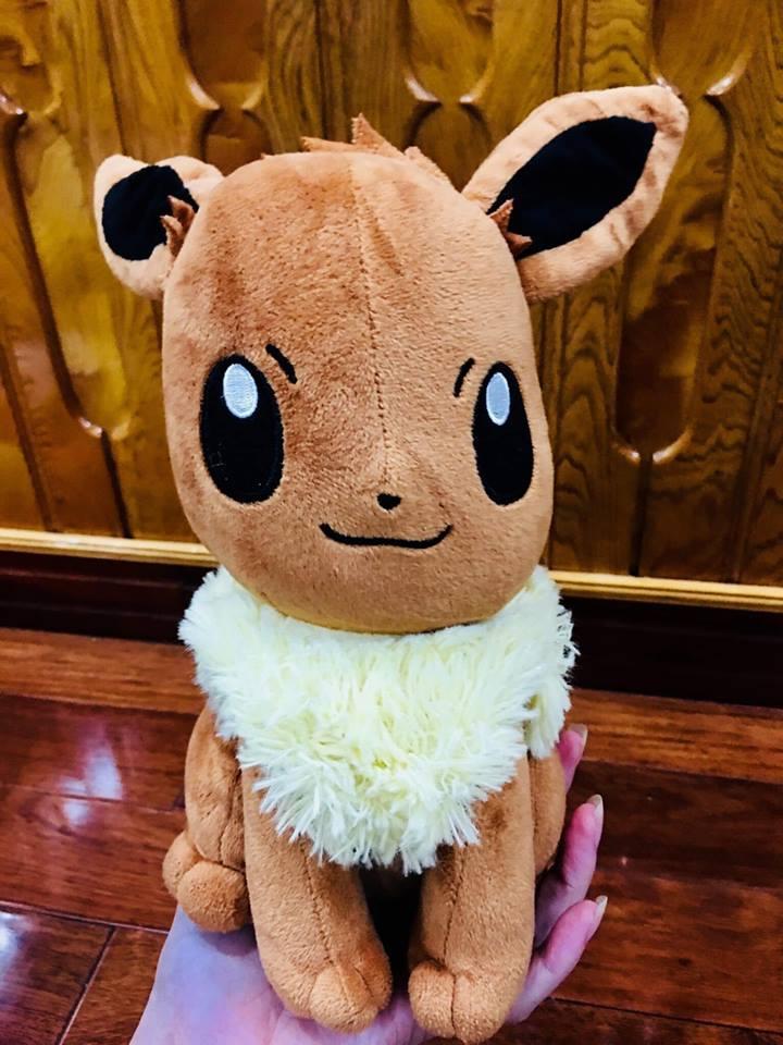 [HCM]Thú bông Pokemon -Chồn Eevee Nâu dễ thương
