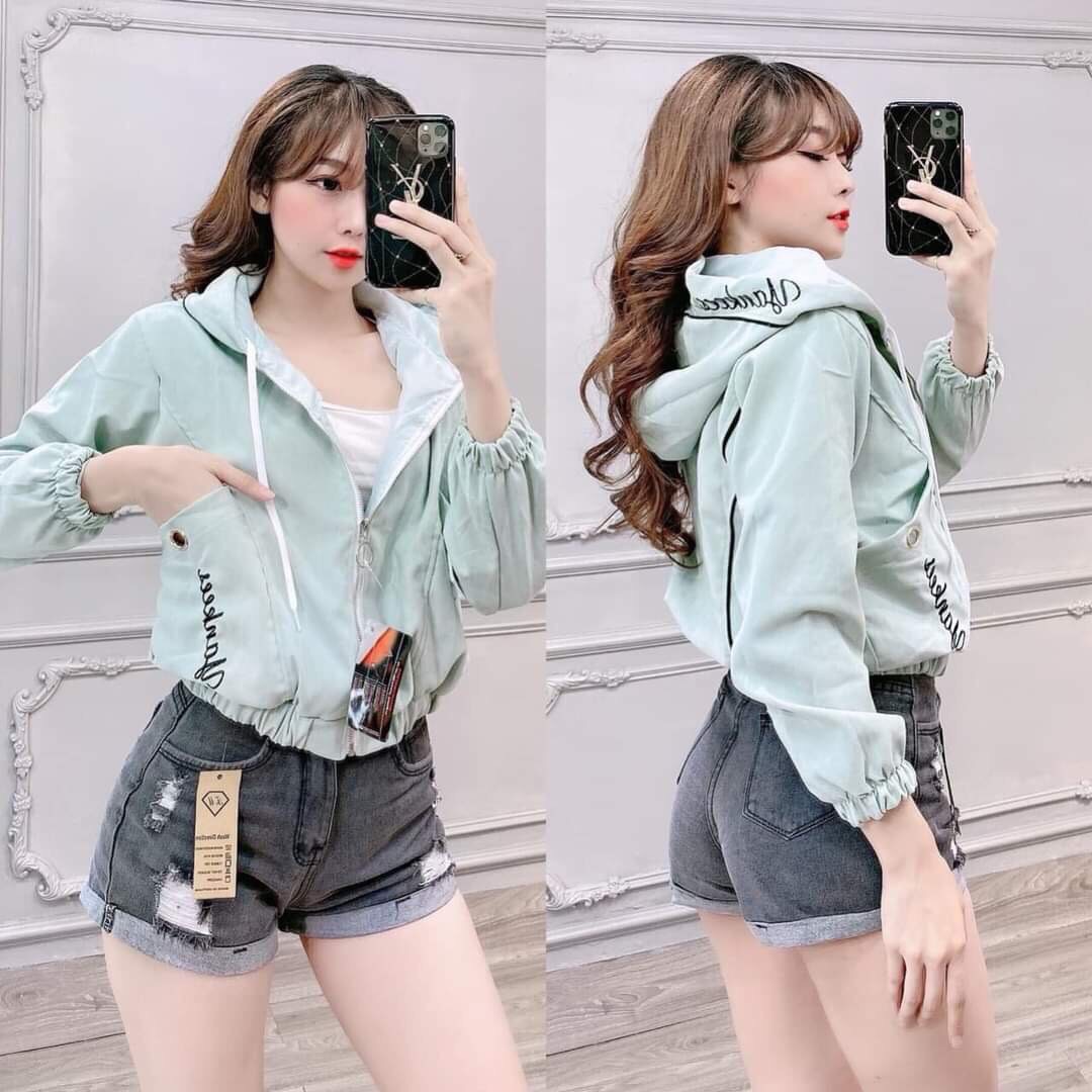 Áo khoác nữ có nón-MTB#aokhoac