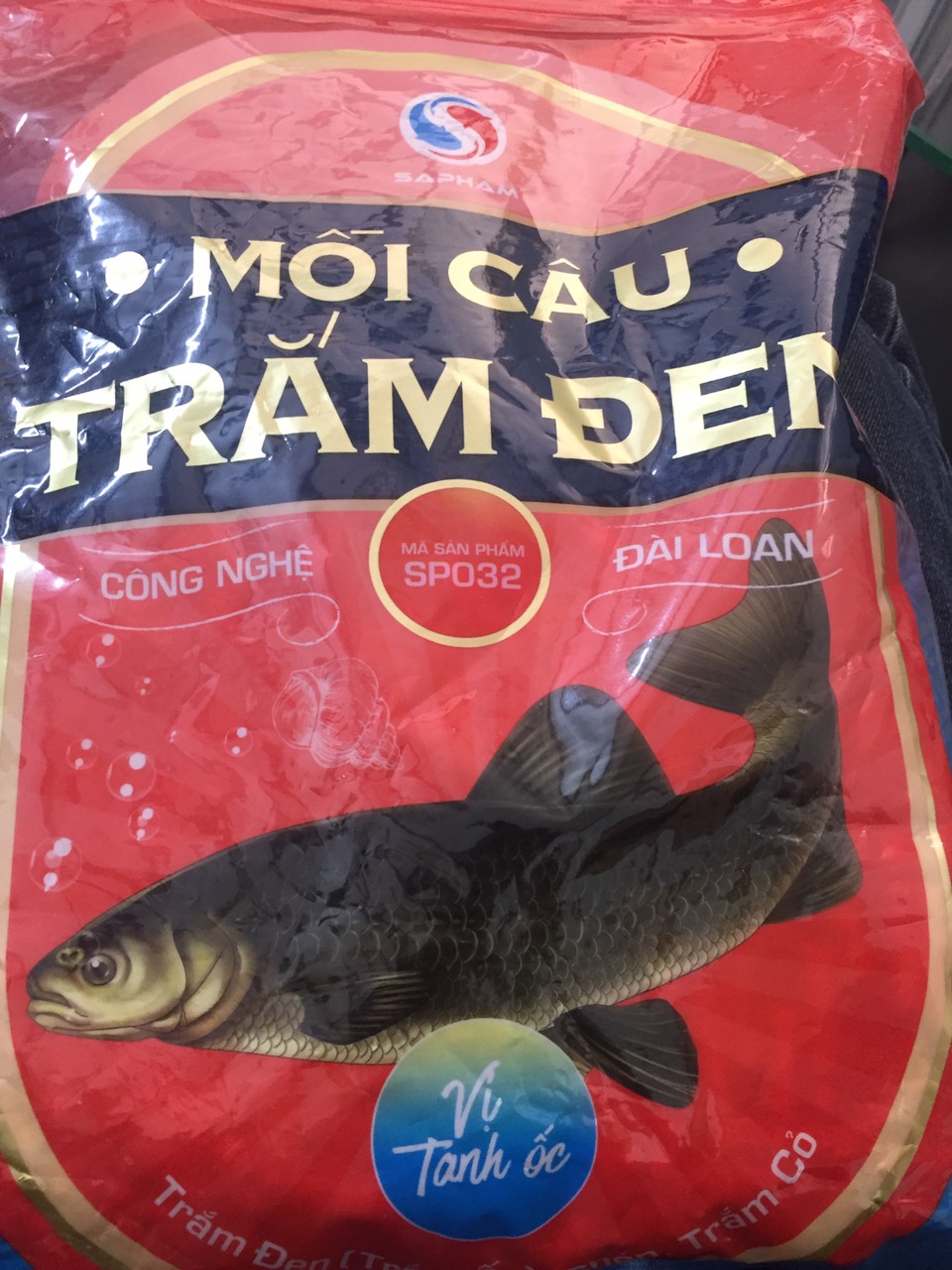 Mồi câu xả trắm đen vị tanh , vị thơm sa phạm