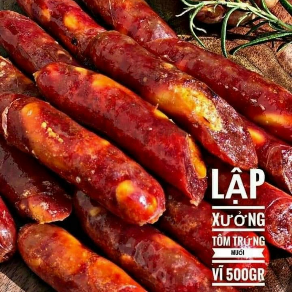 Lạp xưởng tôm trứng muối 1kg