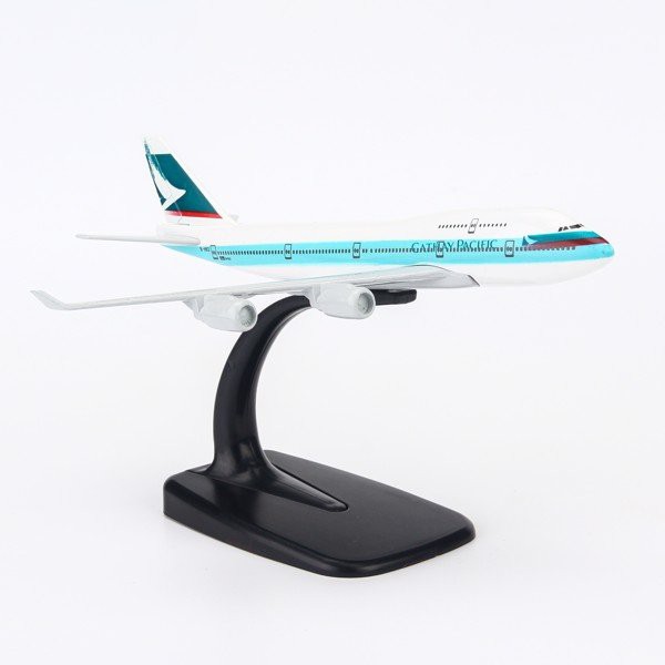 [HCM]Mô hình máy bay Cathay Pacific Boeing B747 16cm Everfly