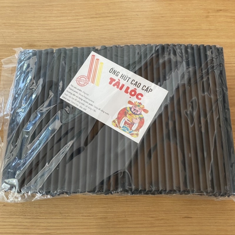Ống Hút Đen Phi 8 Bịch 500g