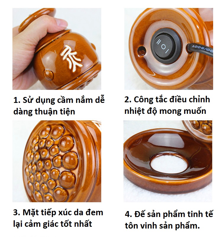 Cốc nhiệt trị liệu, cốc nhiệt massage spa