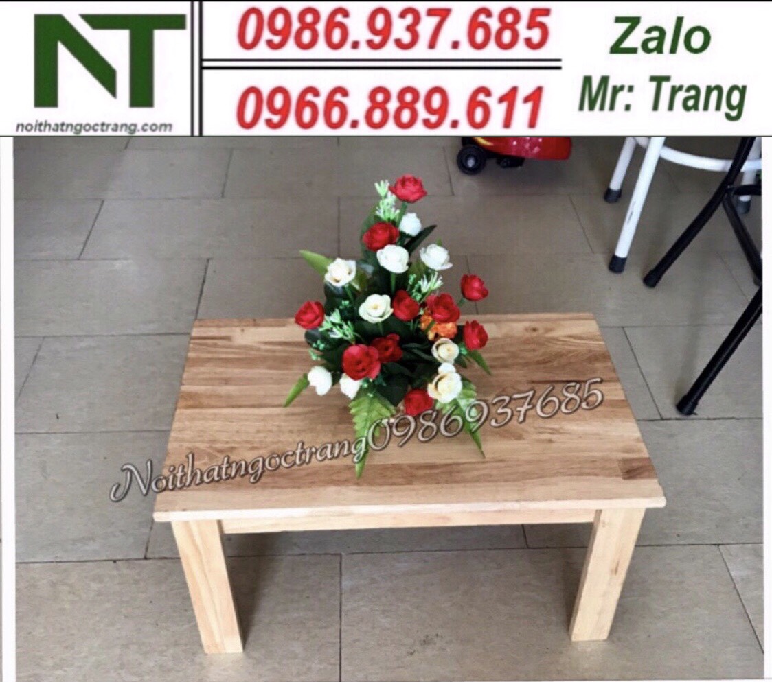 [HCM] Bàn tròn gỗ chân chụm thanh lý