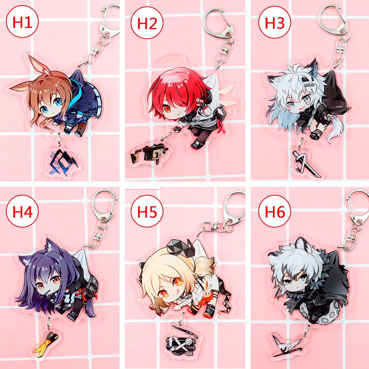 Móc khóa mica game Arknights [T69 Shop]
