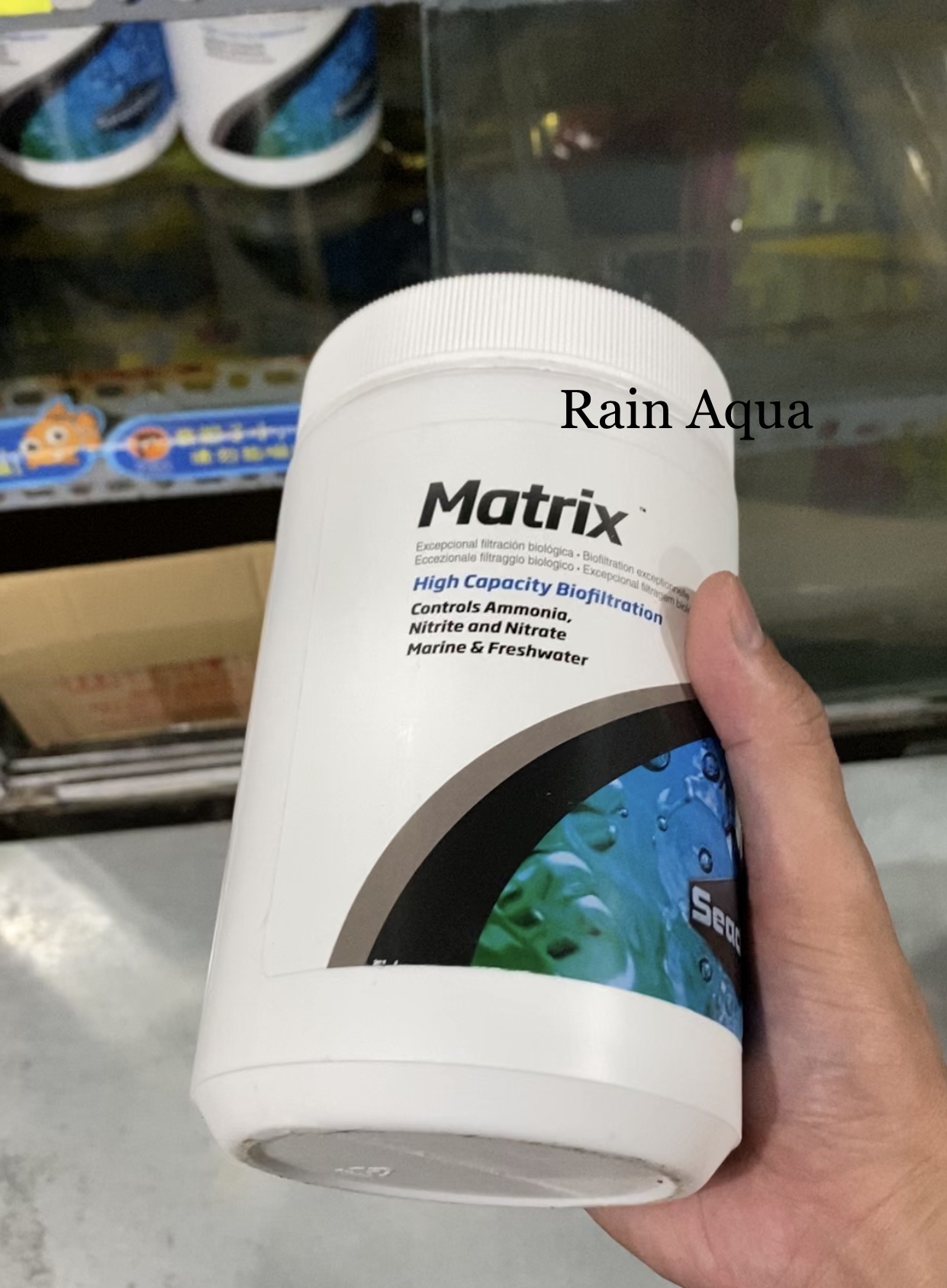 Matrix hộp 1 lít vật liệu lọc hồ cá, thủy sinh, tép cảnh