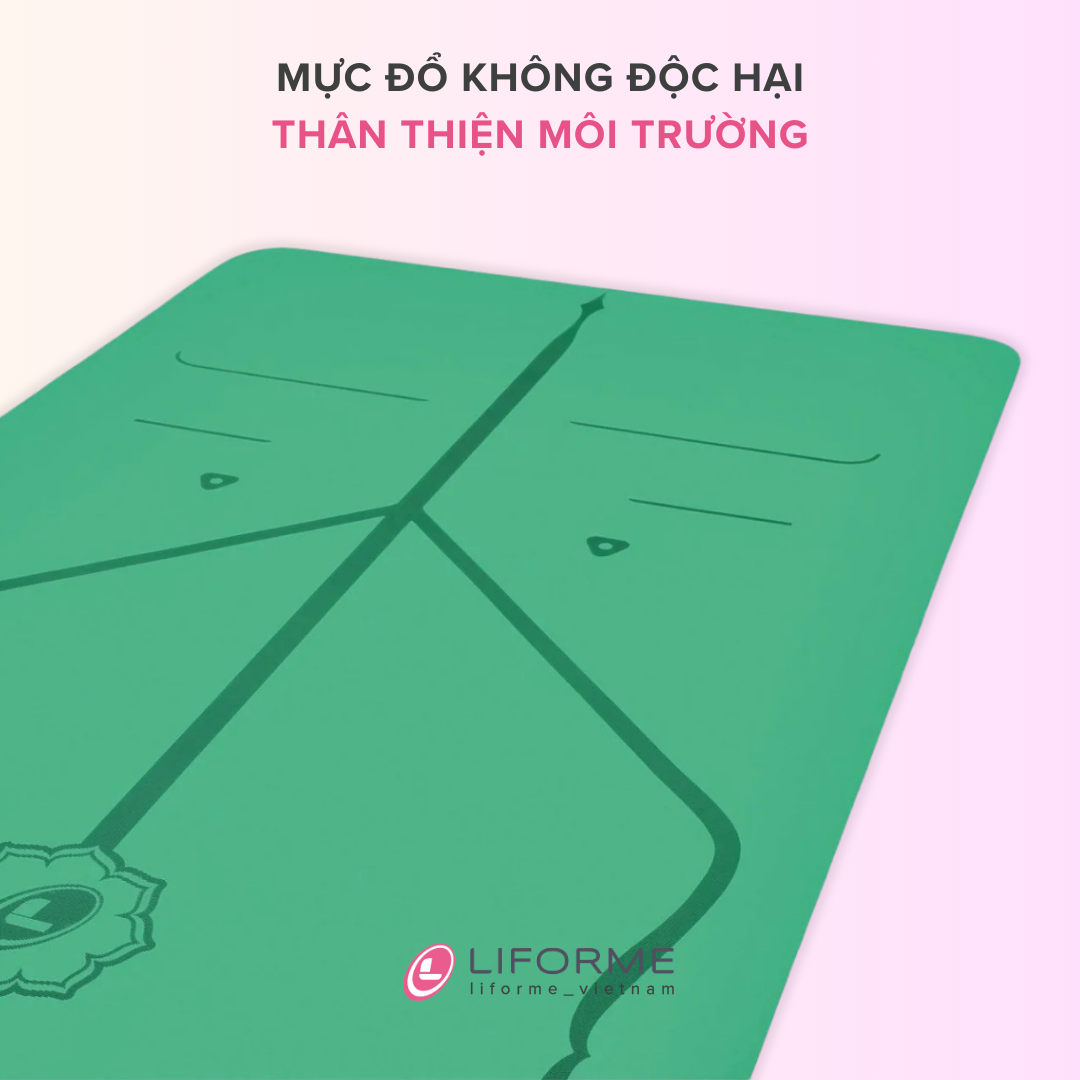 Thảm tập yoga Liforme Classic 4.2mm - Green