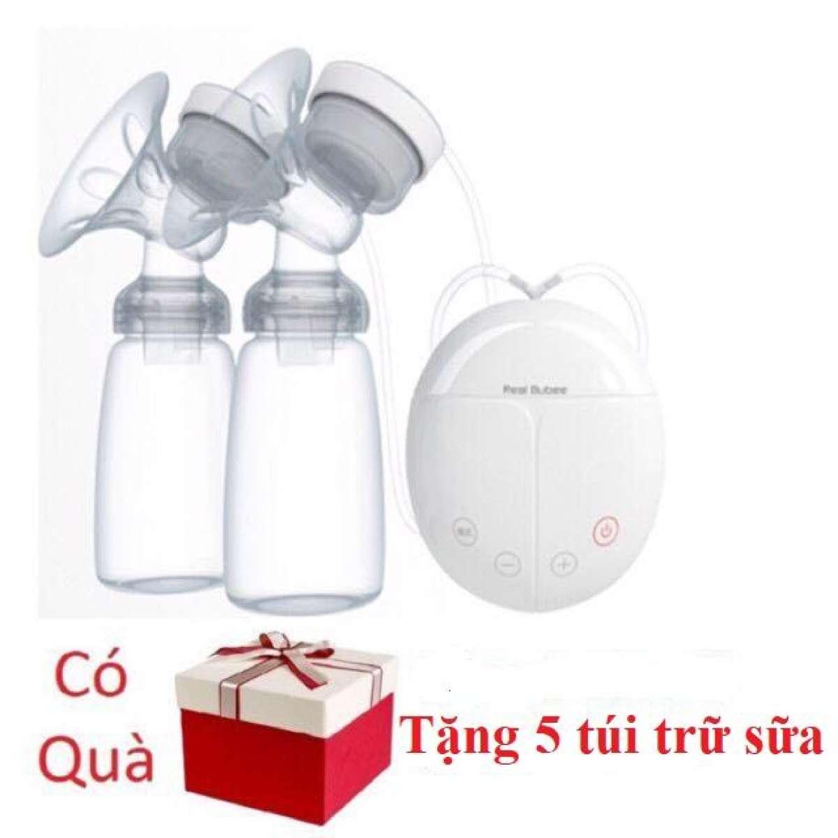 [HCM]Máy hút sữa điện đôi Real Bubee mát xa