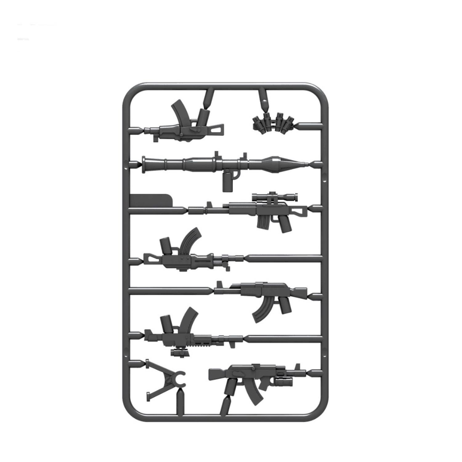 Một Vỉ Trang Bị Các Kiểu AK B41 Dành Cho Lính NO.1441