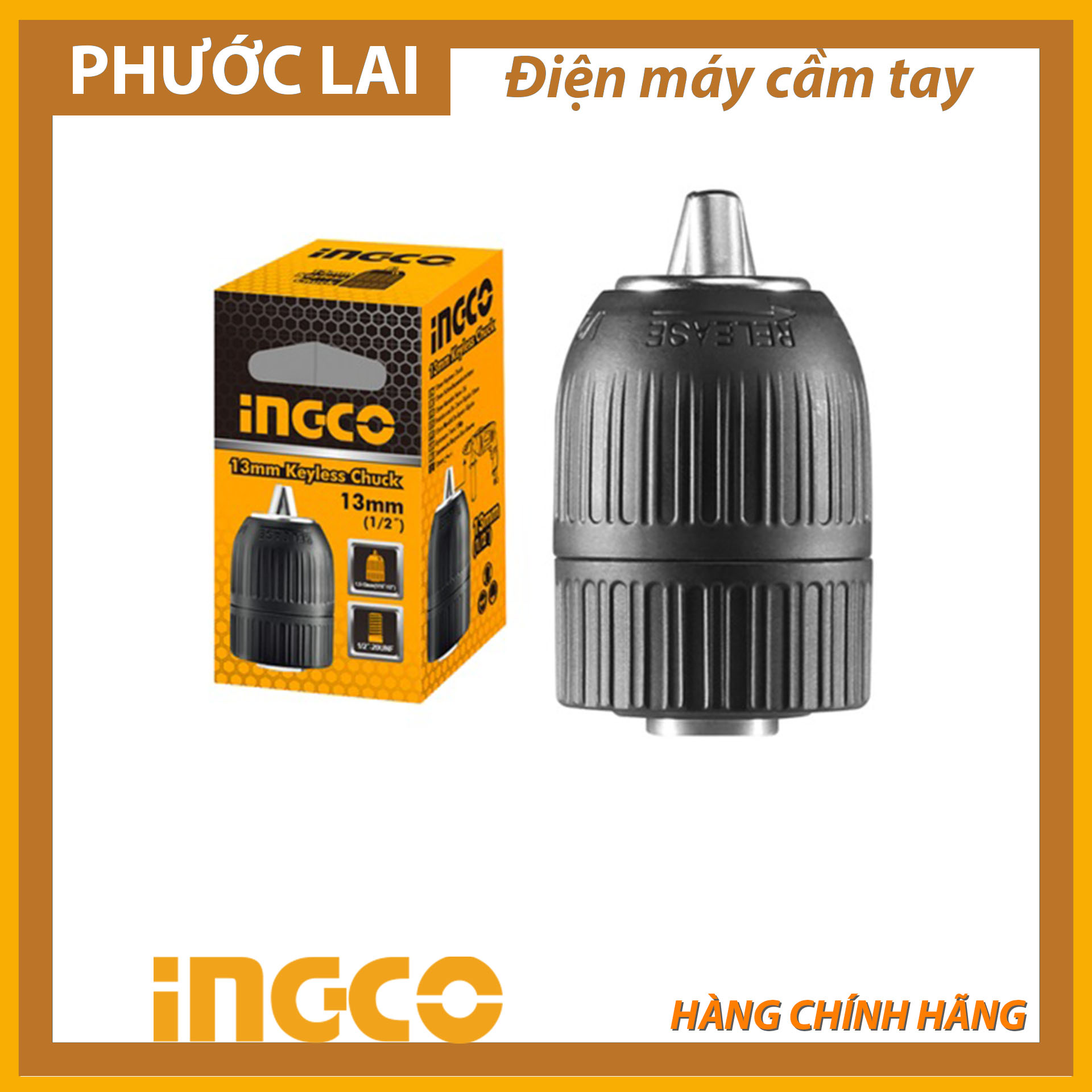 Đầu khoan tự động 13mm ingco kcl1301