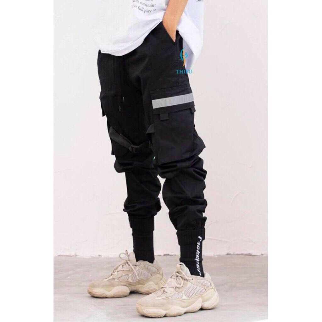 [3-5/8 Hoàn Tiền 25%][HCM]Quần jogger túi hộp phát sáng nam nữ unisex vải kaki co giãn mềm mịn y ảnh