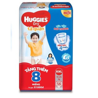 Bỉm Huggies Tràm trà mới tặng 8