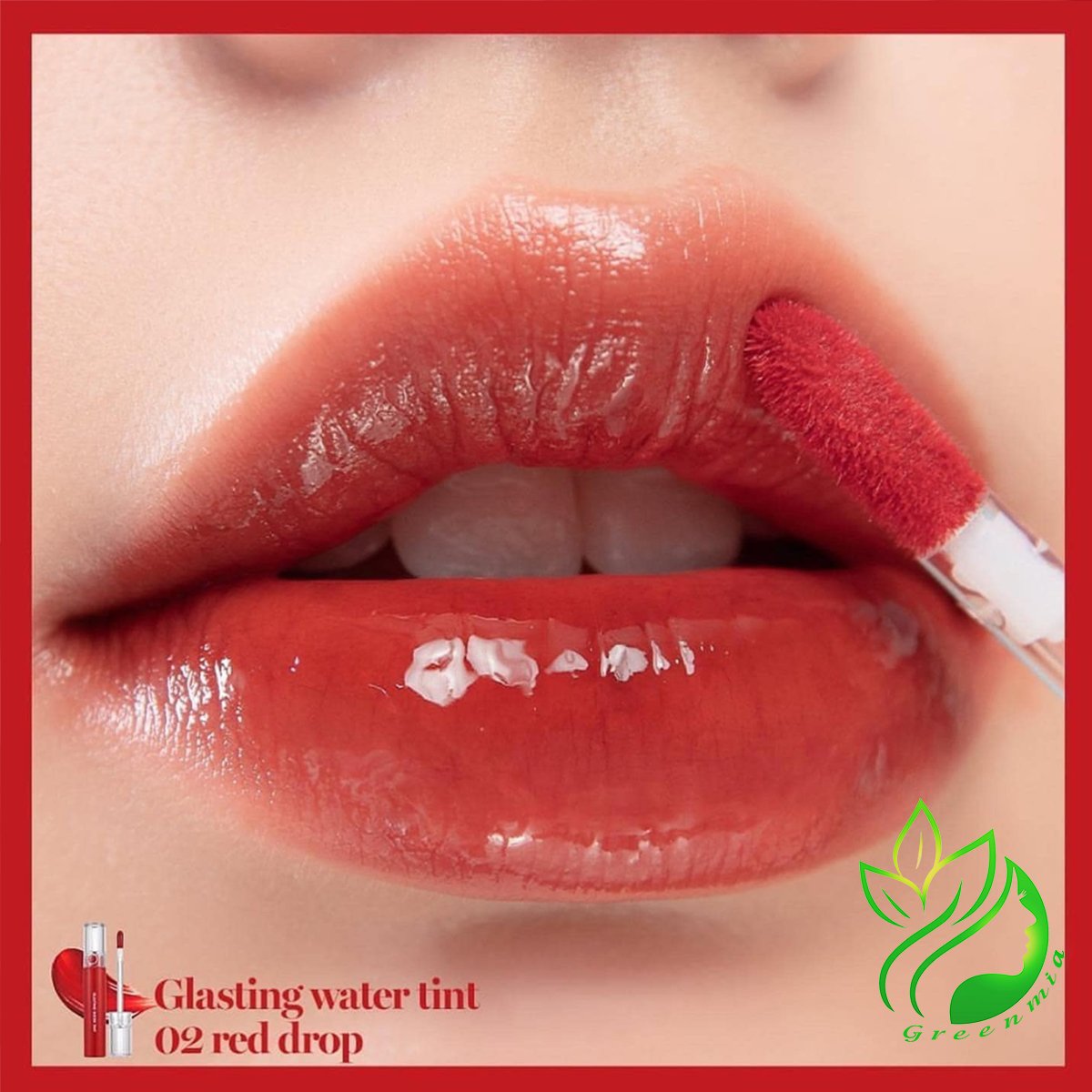 Son Romand Bóng Glasting Water Tint Màu 02 Red Drop Đỏ thẫm 5ML [CHÍNH HÃNG CHECK HIDDEN TAG] ️