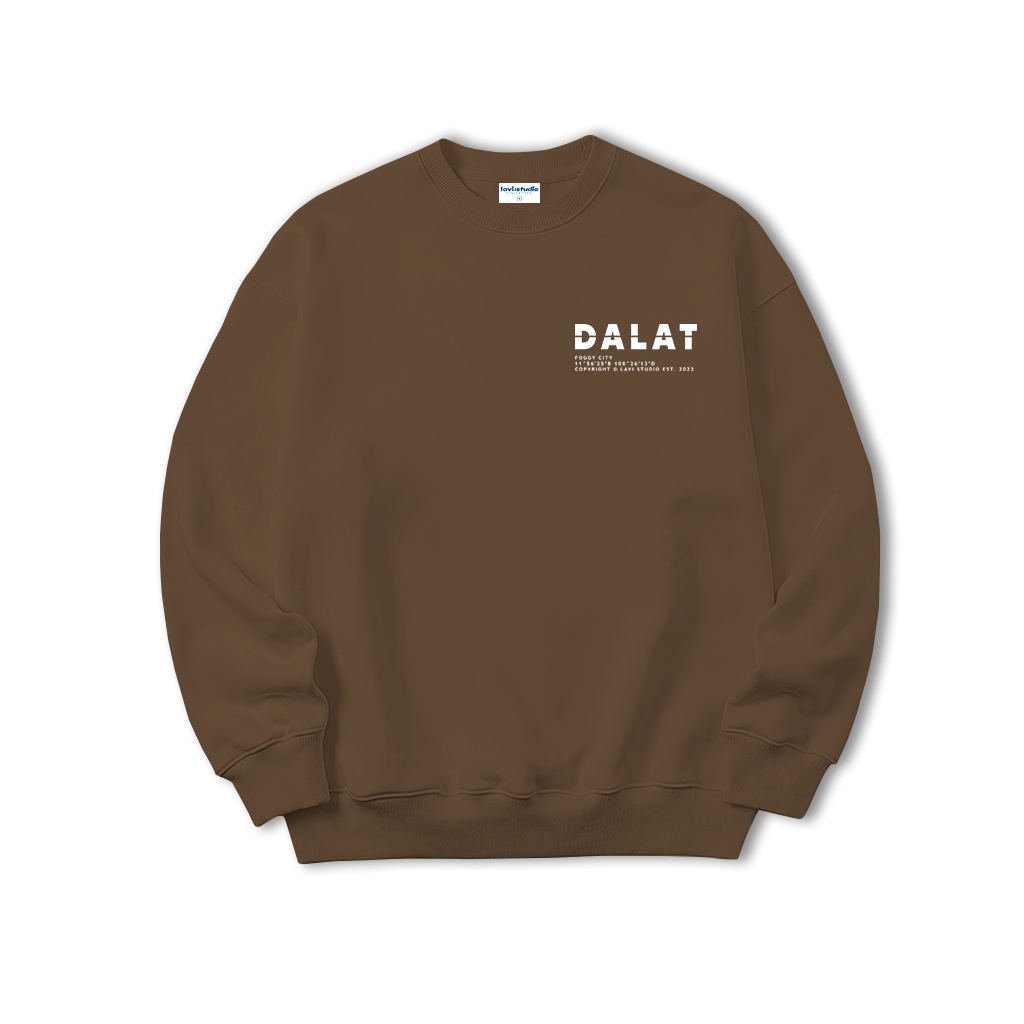 Áo sweater LAVI - DALAT nỉ chân cua