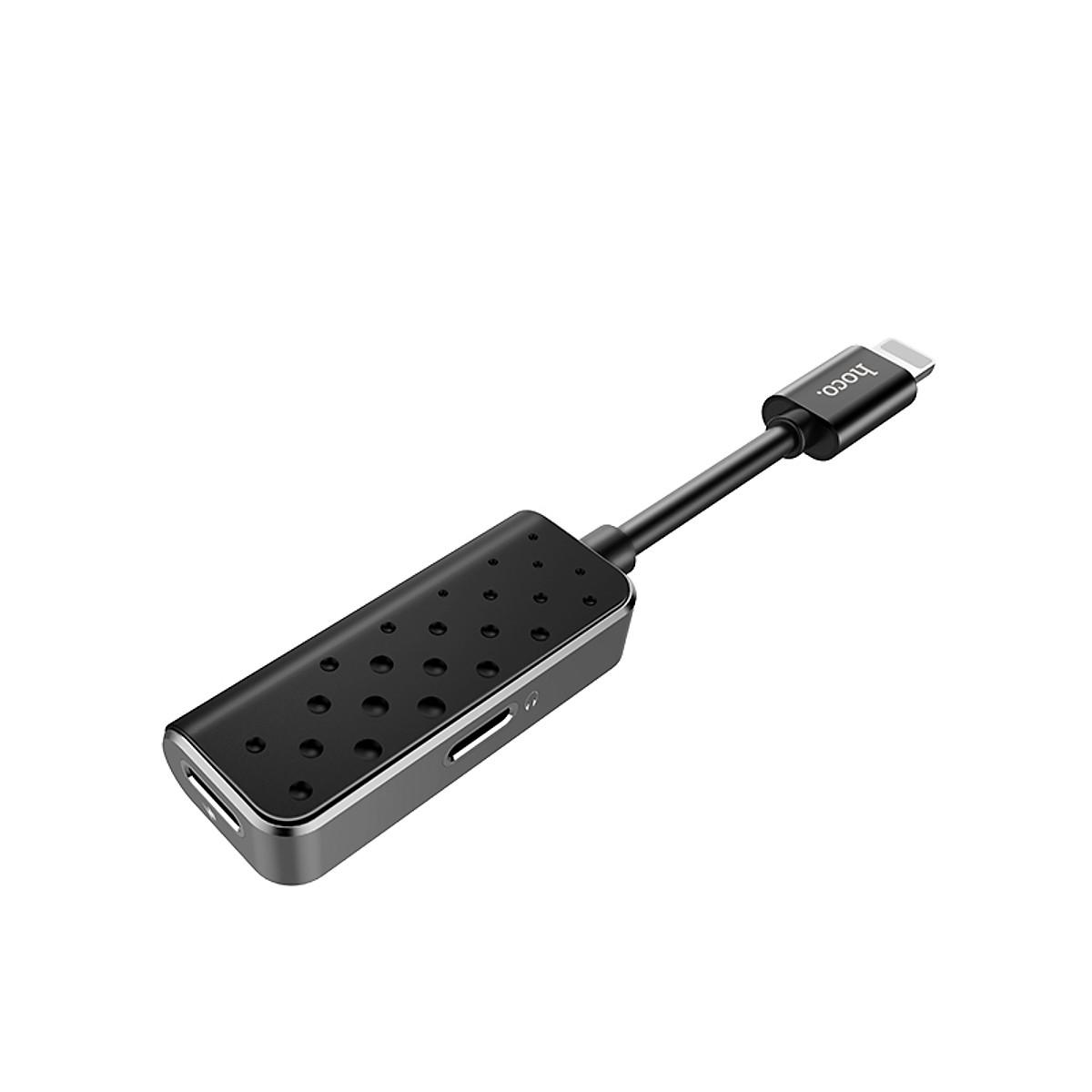 [HCM]Cáp chuyển đổi Jack 3.5mm cho iPhone Hoco LS12 (sản phẩm có 3 màu)