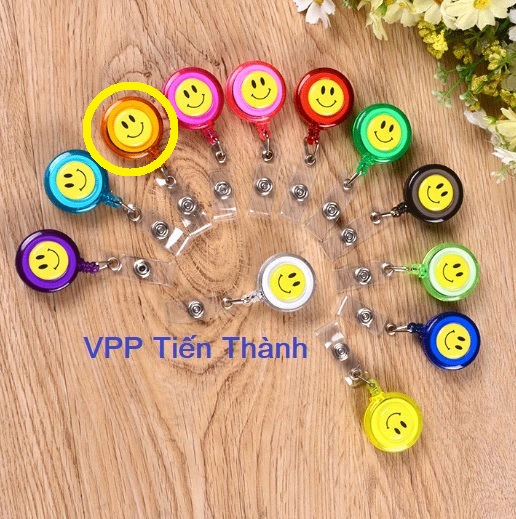 Dây đeo thẻ mặt cười cao cấp - Dây rút yoyo mặt cười - giá tốt
