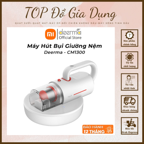 Máy hút bụi giường đệm deerma cm1300 máy hút bụi diệt khuẩn tia uv diệt vi khuẩn hút bụi mịn hiệu quả bảo hành 12 tháng