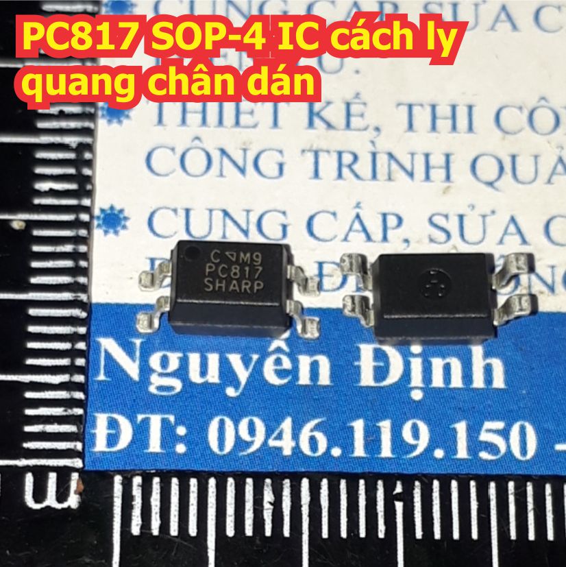10 con pc817 sop-4 ic cách ly quang chân dán kde3461