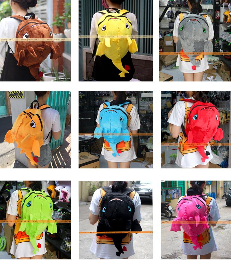 Balo Con Rồng KUTE hơn Khủng long, Đựng được tất cả các dòng Fullface hoặc balo đi học