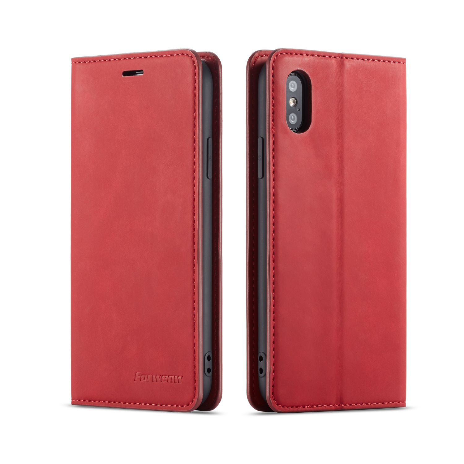 Bao da dành cho iPhone X, XS, XR, XS Max dạng ví chính hãng Forwenw cao cấp