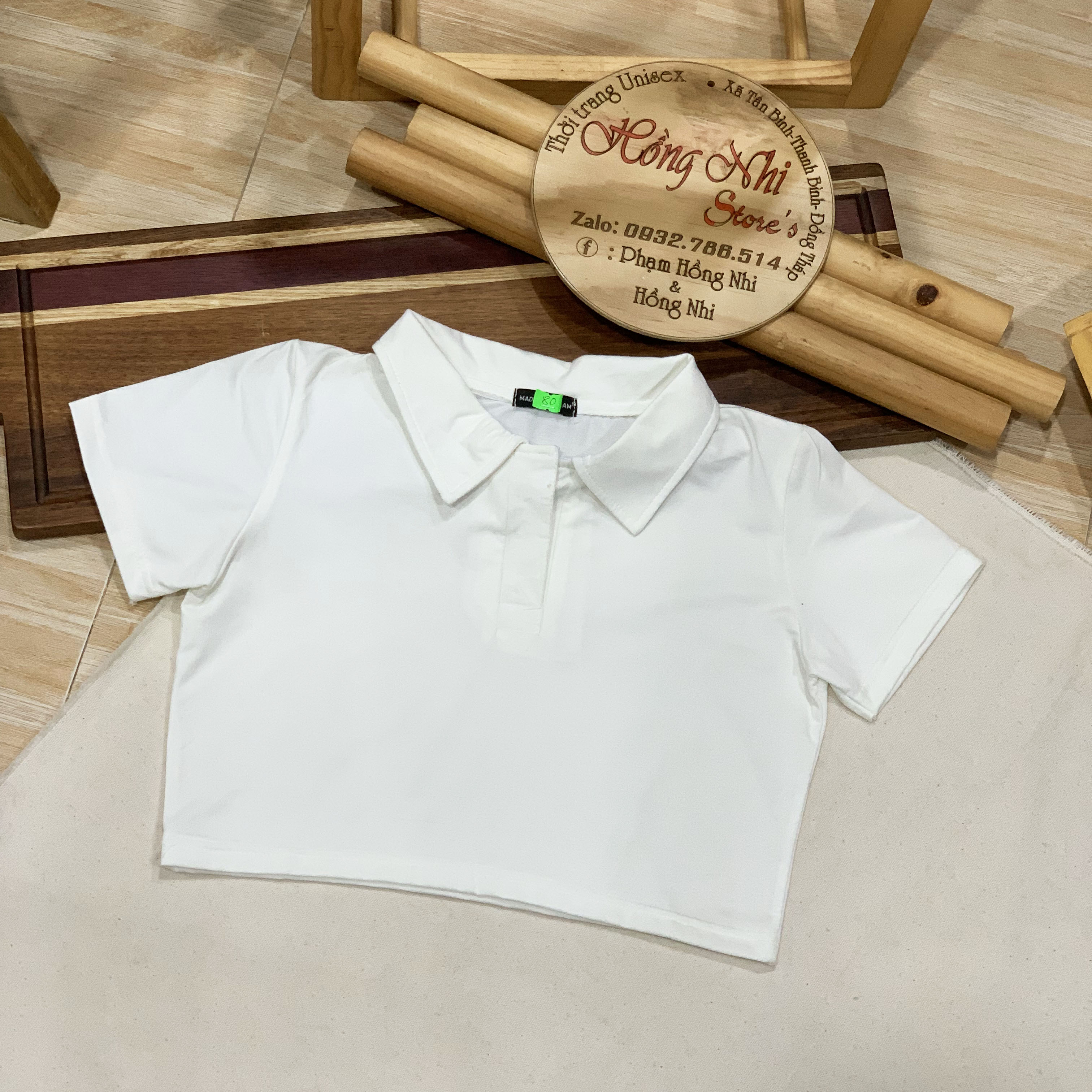 Áo Croptop Polo Dưới 52Kg Ulzzang Dáng Ôm Tay Ngắn - MM