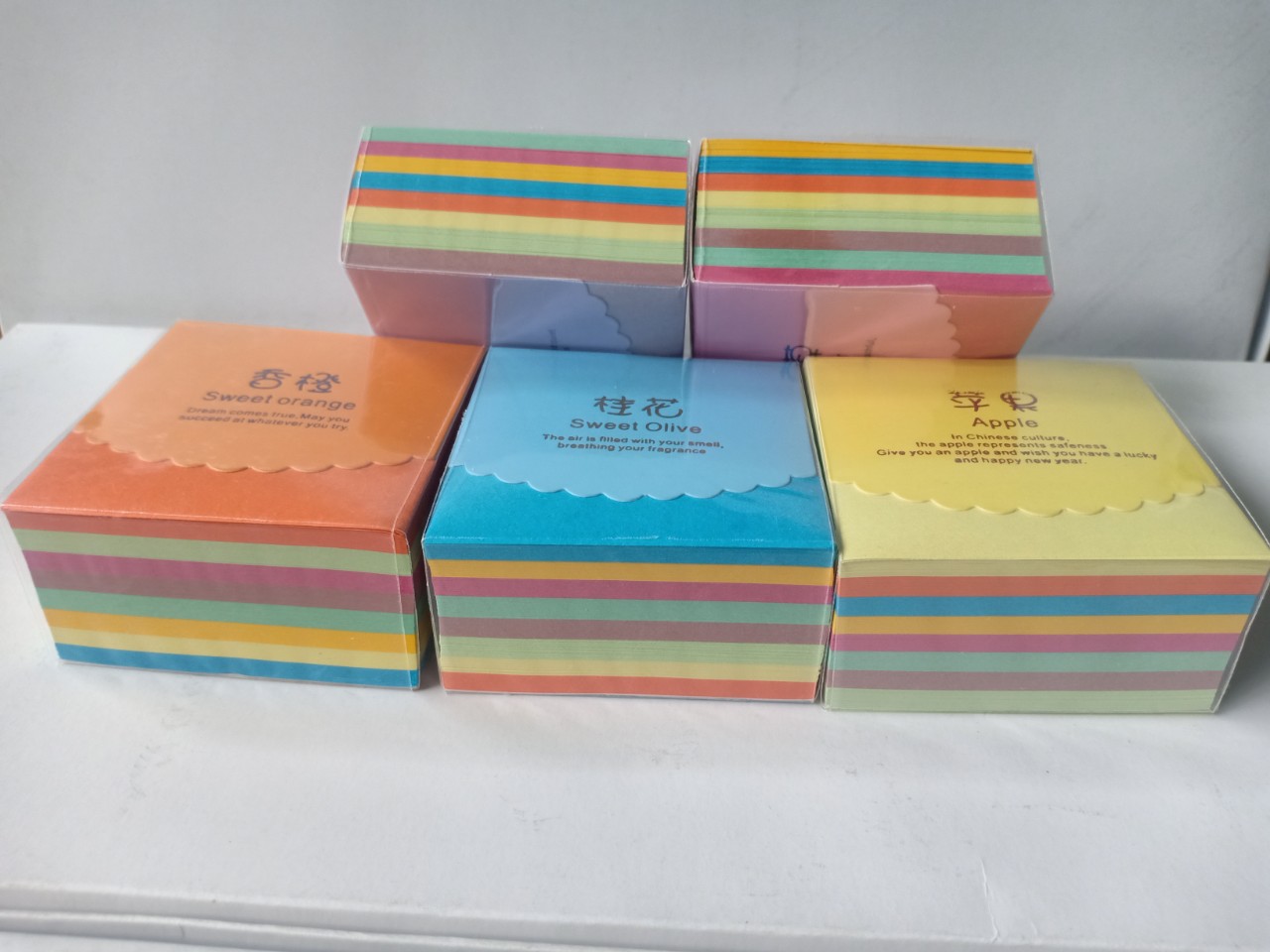 [HCM]Combo 5 xấp (2000 tờ) xếp con hạc giấy.Giấy thơm