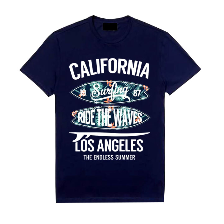 Áo thun california nam nữ vải thun cotton mềm mịn