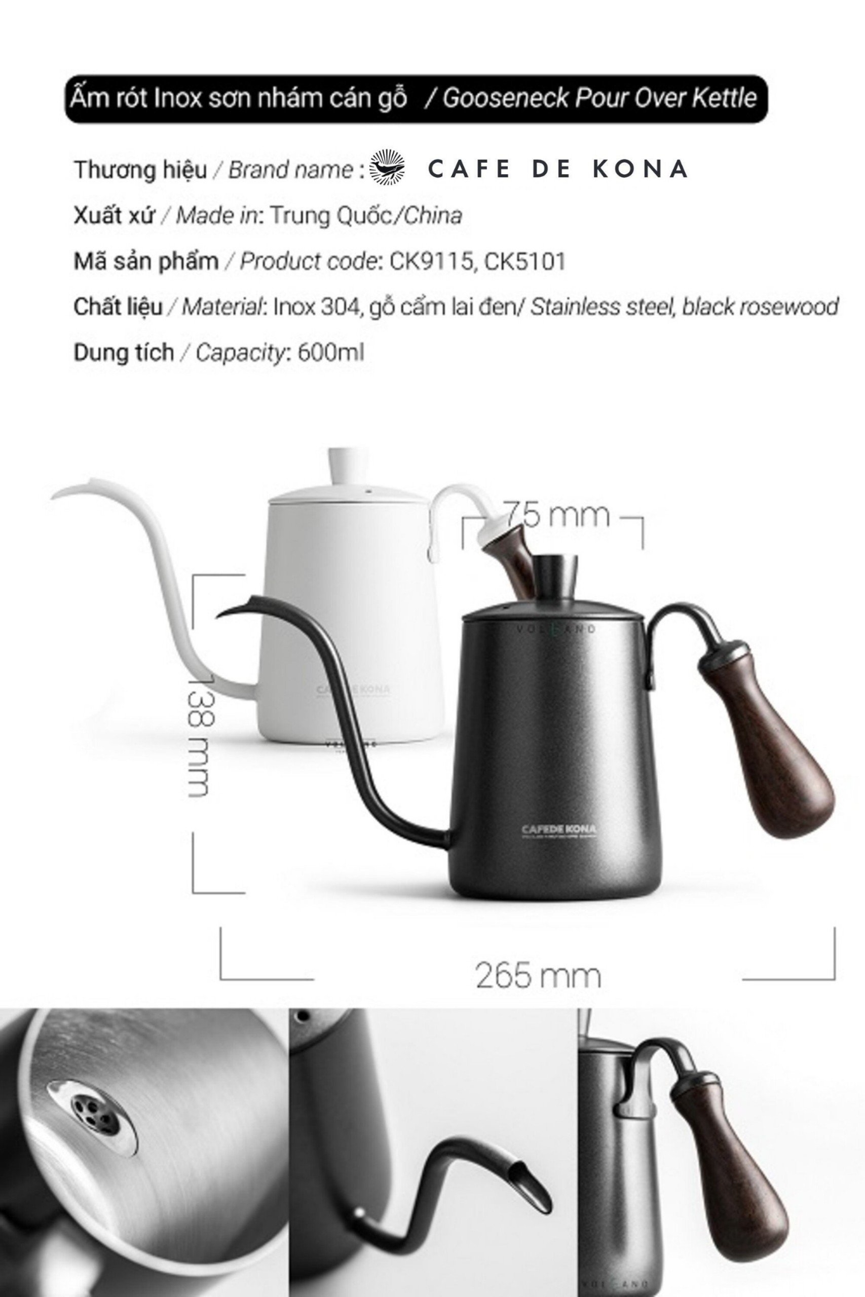 Combo bộ sản phẩm V60 02 màu trắng đẳng cấp