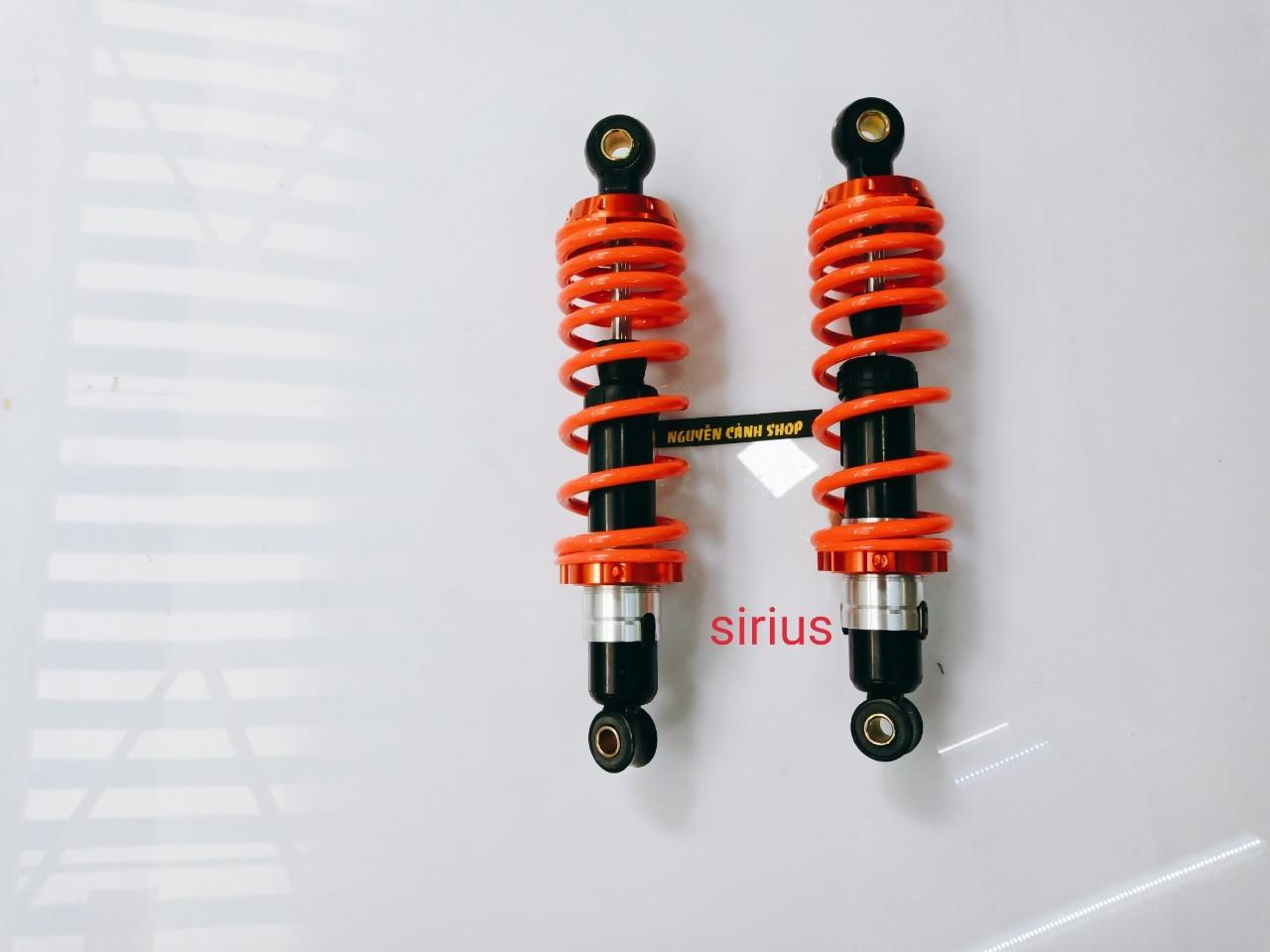 Phuộc sau xe sirius racing boy  màu cam 1 cặp