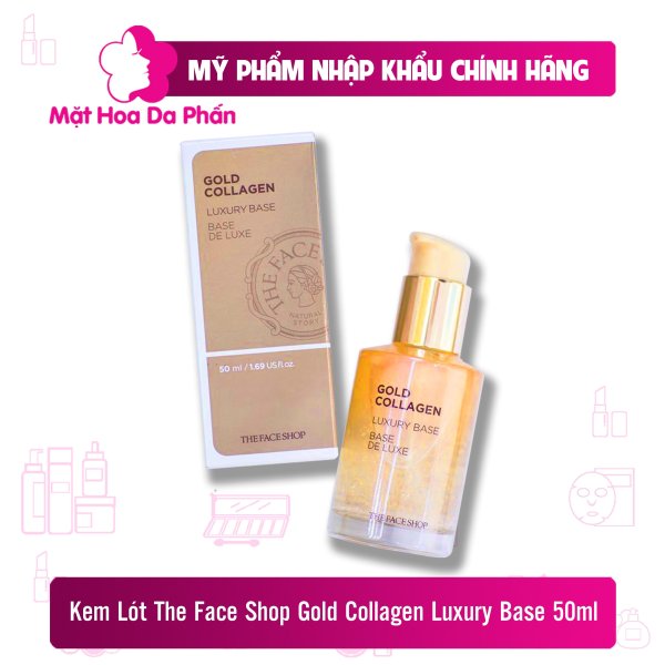 Kem Lót The Face Shop Gold Collagen Luxury Base 50ml
