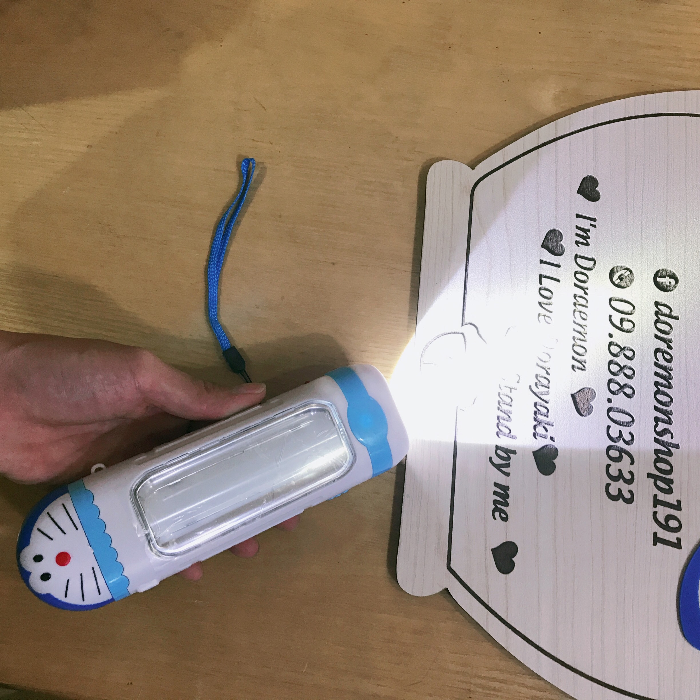 Đèn Pin Sạc Điện Doremon Doraemon Đèn Led