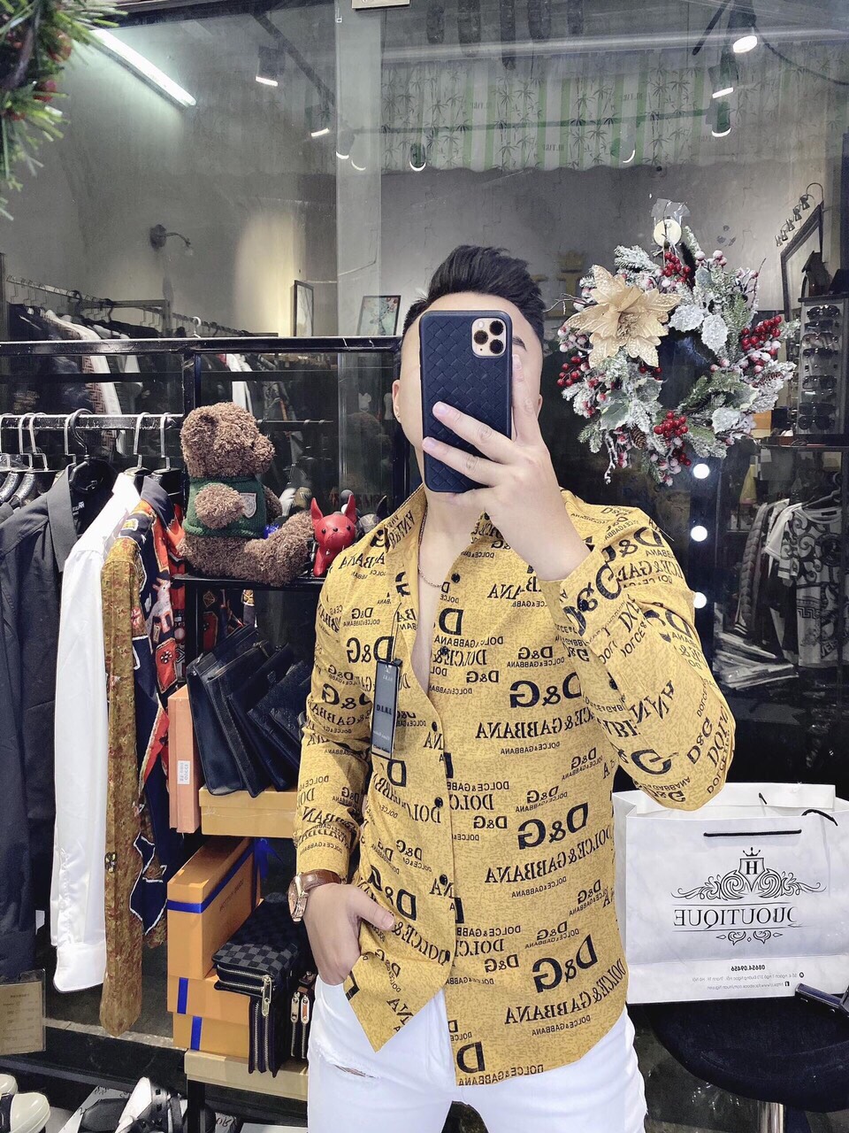 ÁO SƠ MI LỤA NAM NỮ THỜI TRANG PHONG CÁCH WYN SHOP PP8
