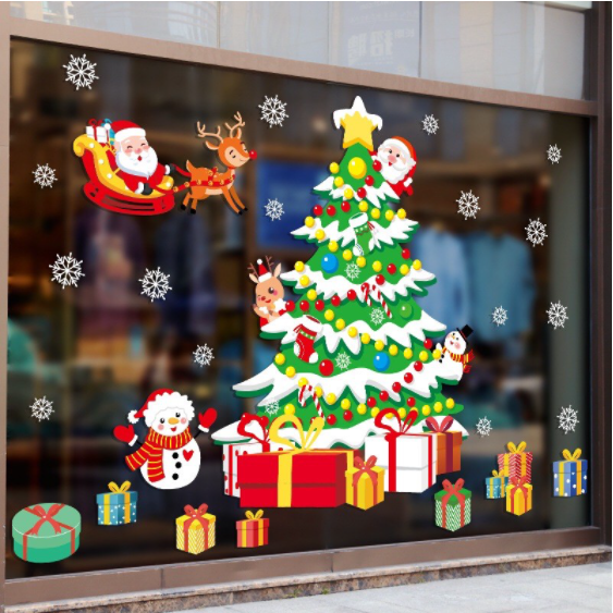 Decal trang trí Noel -